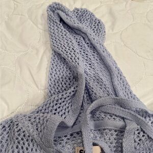 Stylish Lavender Knit Women's Accessory